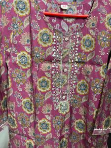 Muslin silk 3 piece suit