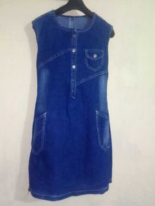 Blue Denim Dress