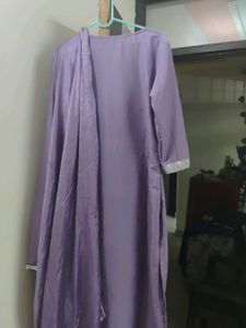 Stylish Purple Kurta Set with Dupatta