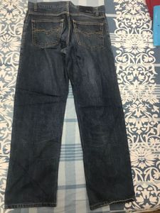 Classic Dark Wash Denim Jeans
