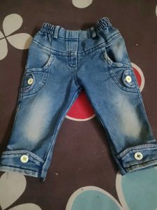 Cute Denim Baby Pants