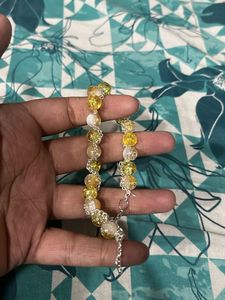 haldi chain Beaded Bracelet