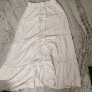 White Ethnic Skirt