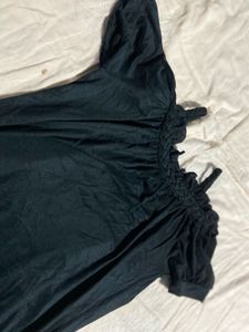 Black Off-Shoulder Top