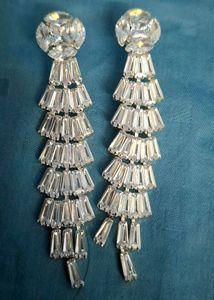 Sparkling Cascade Dangle Earrings
