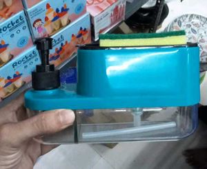 3-in-1 Soap Dispenser with Sponge Holder