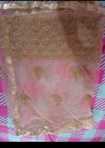 Peach &amp; Gold Party Dress