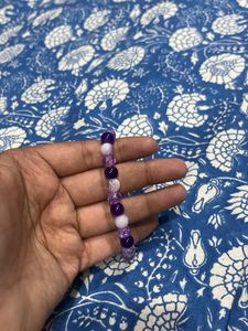 Purple Beaded Bracelet