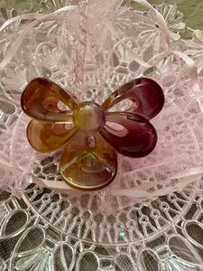 Dual shade Sparkling Bow Hair Claw Clip