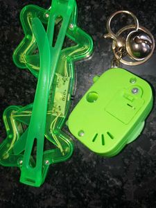 Cute Rainbow Cloud Camera Keychain