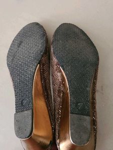 Elegant Bronze Ballerinas