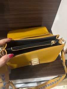 Stylish Yellow Crossbody Bag