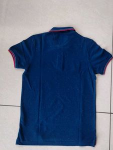 TEAMSPIRIT Navy Blue Polo T-Shirt