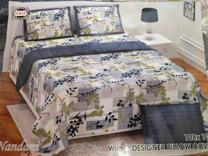 Designer Double Bed King Size Bedsheet