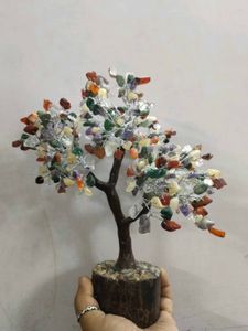 Multi Stones Natural Crystal Bonsai Tree For Decor