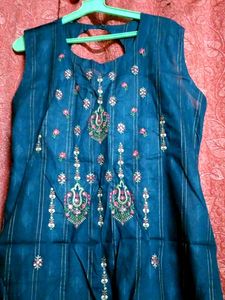 (new)pure cotton one's side pocket Elegant Teal Em