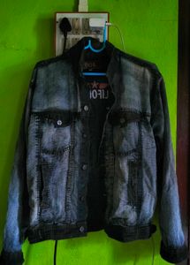 black washed denim jacket