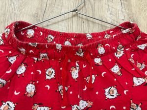 Cozy Red Christmas Pajama Top