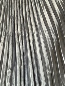 Size - 28 to 30 Silver Pleated Skirt