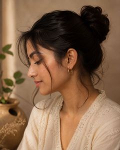 Elegant Gold Toned Baali Earrings