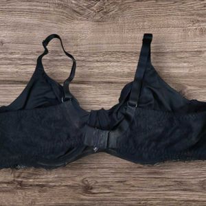 Comfortable Black Full Coverage Bra
