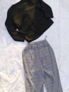 ⭐Free Delivery Checked Blazer &amp; Pants Set⭐