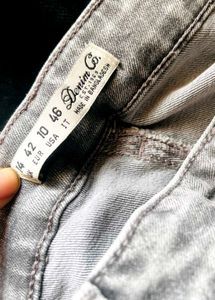 Grey high waist Denim slim fit Jeans
