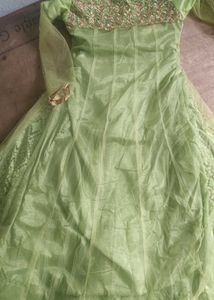 Beautiful Light Green Lehenga Choli Set