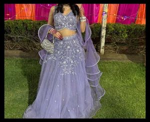 Beautiful Lavender Lehenga( Fixed price )