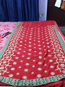 Beautiful  Embroidered party Saree