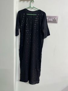 Sparkling Black Kurta