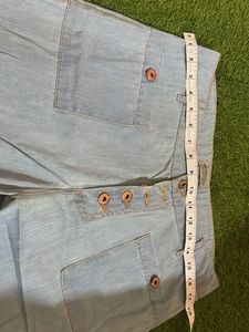 Light Wash Denim Pants