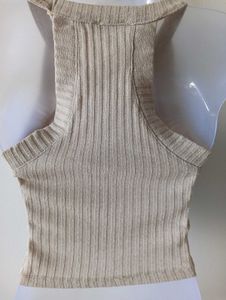 bershka aesthetic knit crop top.