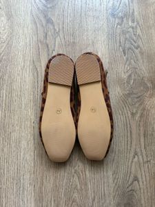 Leopard Print Mary Jane Flats