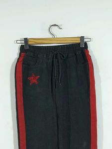 Charcoal Black Jogger For Girl's