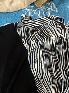 Stylish Zebra Print Top