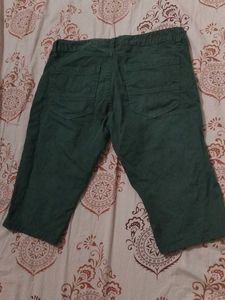 Dark Green Capri Pants