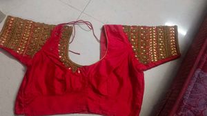Stunning Bridal  Aari work Red  ♥️ Blouse