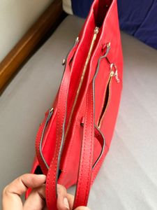 Vibrant Red Tote Bag
