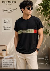 Black Graphic Tee