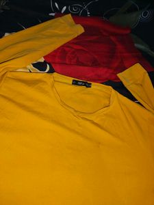 Mustard Yellow Long Sleeve t-shirt
