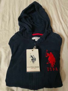 U.S. Polo Assn. Hooded Sweatshirt ( M size )