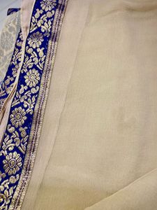 Elegant Embroidered Border Saree