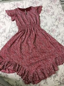 Chic Floral Print Midi Dress