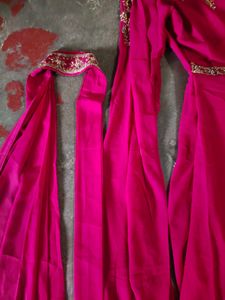 Elegant Pink Ethnic Gown