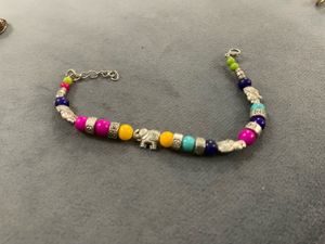 Boho Beaded Elephant Bracelet