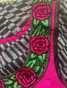 Pink Floral Embroidered Kurta