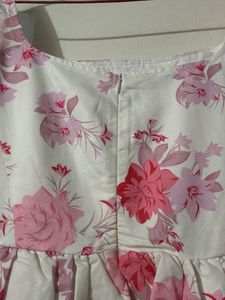 Chic Floral Print A-Line Dress