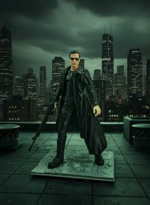 The Matrix Neo Action Figure 3d printed