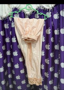 Embroidered Peach Pakistani Kurti with Dupatta